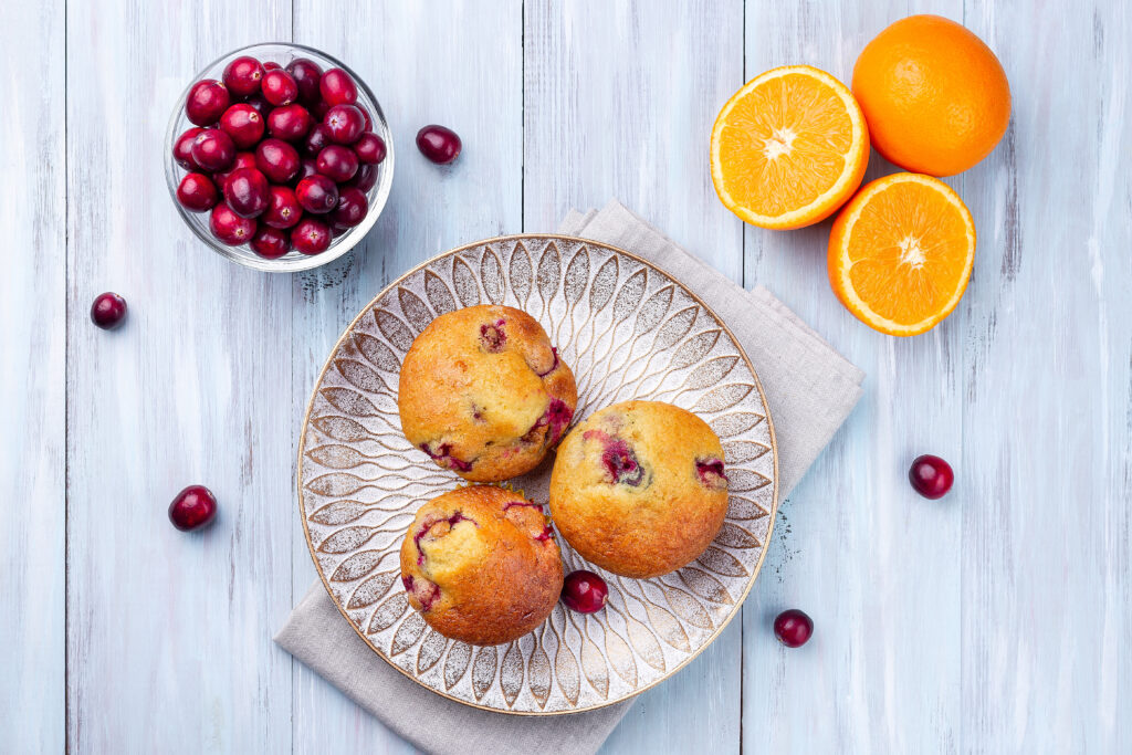 IFPC featuring emulsifiers at IBIE in their cranberry orange muffins